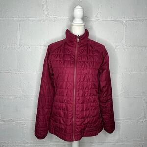 Patagonia Women's Red Snowbelle Reversible Quilted Jacket Liner  Size Small